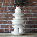 DULTON ( ダルトン ) LAND STACKING CUP & SAUCER ランド スタッキング カップ & ソーサー | 食器 | シンプル | 厚み | 重み | しっかり | 来客 | 白色 | ホワイト | ストーンウェア | だるとん | M-0587 | レンジOK | 食洗機OK