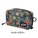 KiU ( キウ ) ウォーターリペレントポーチ L k293 | ポーチ | 撥水 | 防水 | トラベルポーチ | メイクポーチ | カラバリ | 可愛い | オシャレ | 旅行 | キャンプ | 通勤 | 通学 | 小物入れ | ポリエステル | Dカン付