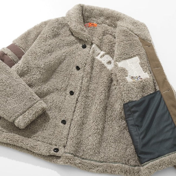 KRIFF MAYER ( クリフメイヤー ) シャギーボアレタードジャケット | MENS | 2514401 | メンズ | ジャケット | ウェア | ふわふわ | 起毛 | 冬 | 防寒 | アウター | ユニセックス | くりふめいやー