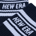 NEW ERA ( ニューエラ ) ソックス クルー 3ペア | 靴下 | 3足 | セット | 通勤 | 通学 | 毎日 | シンプル | ホワイト | ライン | 使いやすい | サイズ豊富 | アウトドア | キャンプ | レジャー | ネイビー | ブラック