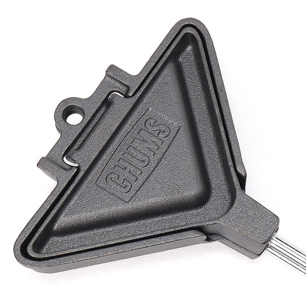 CHUMS ( チャムス ) ホットサンドイッチクッカーハーフ | キッチン用品 | ちゃむす | ホットサンドメーカー | ホットサンド | キャンプ | アウトドア | 焚き火 | 鋳鉄製 | シーズニング済 | 食パン1枚 | 炭火 | 1人用 | CH62-2066