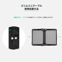 KZM OUTDOOR( カズミ アウトドア )アイアンメッシュ スリム ミニテーブル (ブラック) K8T3U011
