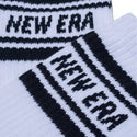 NEW ERA ( ニューエラ ) ソックス クルー 3ペア | 靴下 | 3足 | セット | 通勤 | 通学 | 毎日 | シンプル | ホワイト | ライン | 使いやすい | サイズ豊富 | アウトドア | キャンプ | レジャー | ネイビー | ブラック