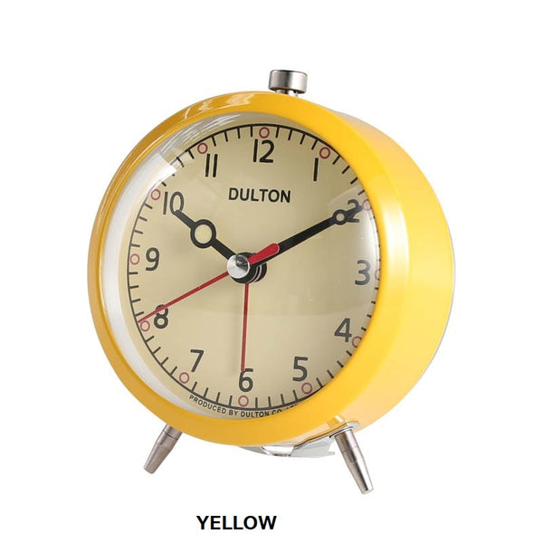 DULTON ( ダルトン ) アラーム クロック | 時計 | 置時計 | 可愛い | シンプル | 足付き | 無音に近い | ベル | 古典的 | オシャレ | インテリア | アラーム | 目覚まし時計 | 100-053Q | だるとん