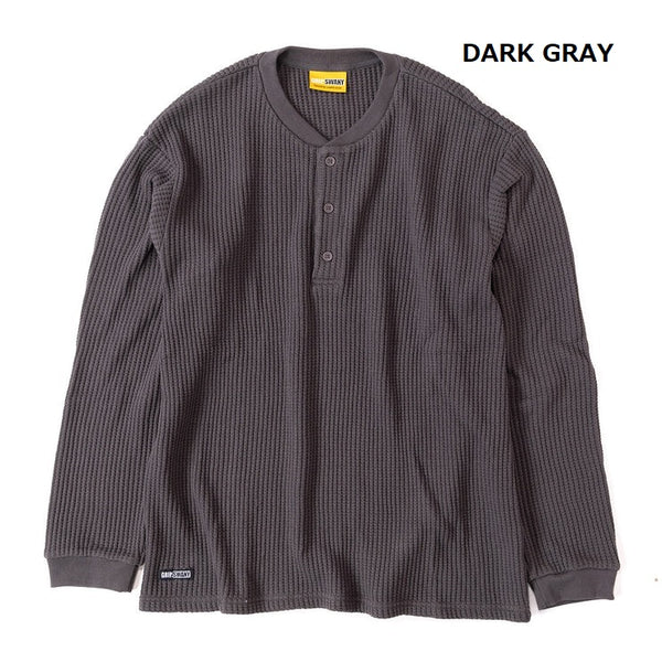 【 SALE 】GRIP SWANY ( グリップスワニー ) 【 GSC-83 】 WAFFLE L/S TEE Tシャツ | 長袖 | シャツ | アウトドア | アパレル | キャンプ | ワッフル | ワッフルニット | シーンレス