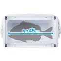 SHIMANO ( シマノ ) ユニフリーズ 20L | LT | クーラー | クーラーボックス | 保冷 | キャンプ | 釣り | アウトドア | レジャー | 水抜き | 内寸45cm | 定番 | Wライムグリーン | ロゴ | シンプル | 座れる | 両面開き | ハードクーラー
