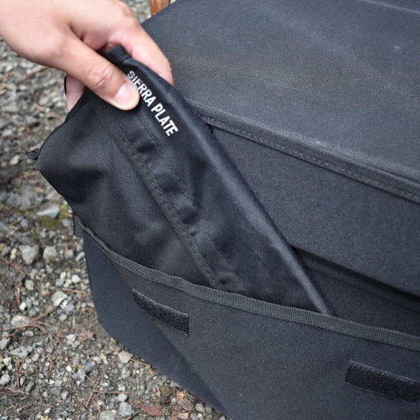 5050WORKSHOP ( フィフティフィフティワークショップ ) FOLDING BOXBAG 30L / 60L | 収納ケース | 積み重ね | 折りたたみ | ブラック | シンプル | アウトドア | レジャー | キャンプ | 整理 | 小物整理 | 車内 | 便利 | 防水 | 仕切り | 幅調整