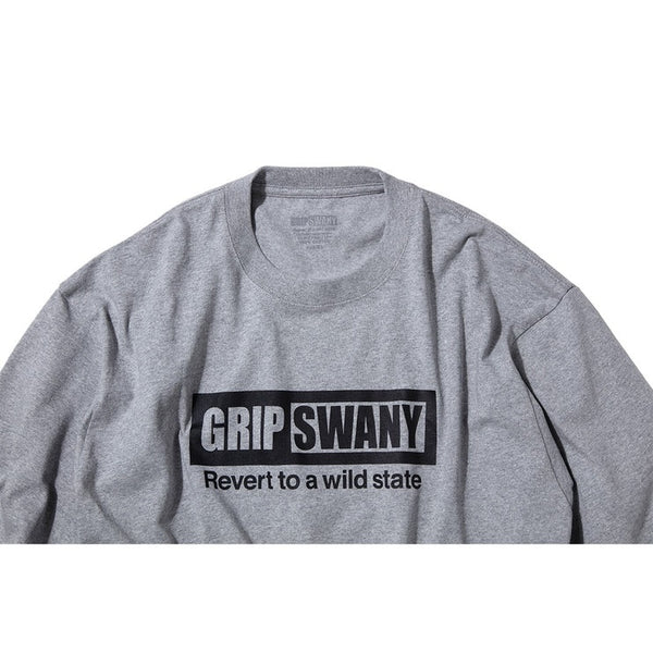 【 SALE 】GRIP SWANY ( グリップスワニー ) 【 GSMCT0009 】 BOX LOGO TEE | シャツ | 半袖 | 半袖シャツ | Tシャツ | ロゴ | シンプル | ショートスリーブTシャツ | プリントT | 夏服 | カジュアル | ぐりっぷすわにー