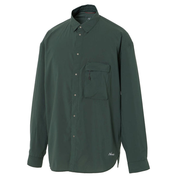 NANGA ( ナンガ ) PLC EXCURSION SHIRT ( MEN ) PLC エクスカーションシャツ | メンズ | シャツ | 長袖シャツ | 長袖 | ウェア | トップス | パッカブル仕様 | コンパクト | 軽い | 登山 | 旅行 | アウトドア | レジャー | キャンプ