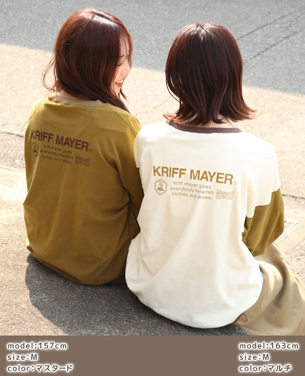 KRIFF MAYER(クリフメイヤー)もちのびクルーネック LADYS (2317817L)