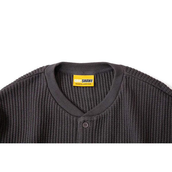 【 SALE 】GRIP SWANY ( グリップスワニー ) 【 GSC-83 】 WAFFLE L/S TEE Tシャツ | 長袖 | シャツ | アウトドア | アパレル | キャンプ | ワッフル | ワッフルニット | シーンレス