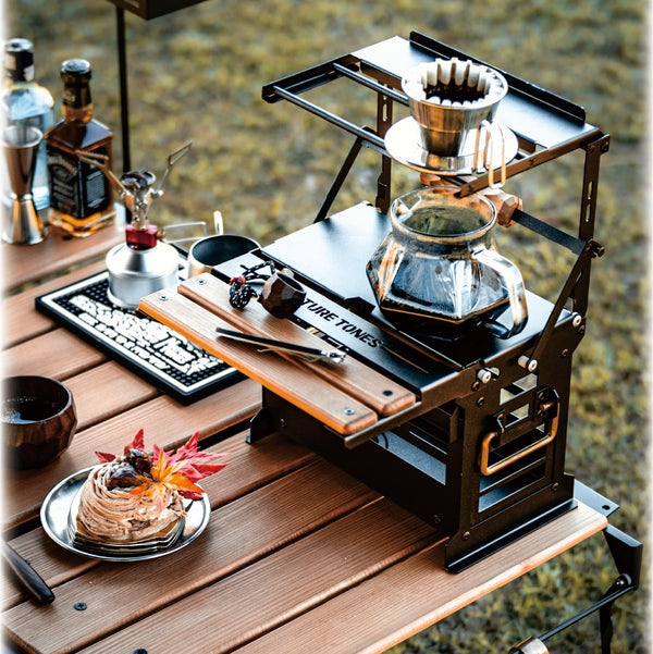 NATURE TONES ( ネイチャートーンズ ) THE DRIPPER BOX ドリッパーボックス | アウトドア | キャンプ | かっこいい | 洗練 | 収納ボックス | ソロキャンプ | ドリッパースタンド | DB-BR | ラック | スタンド