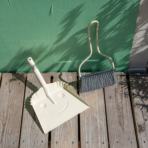 DULTON ( ダルトン ) SON OF SMILLY サン オブ スマイリー | ほうき | ちりとり | セット | 可愛い | 掃除 | 掃除用品 | 掃除グッズ | スチール | 床掃除 | 車掃除 | 玄関 | お庭 | 100-168 | だるとん