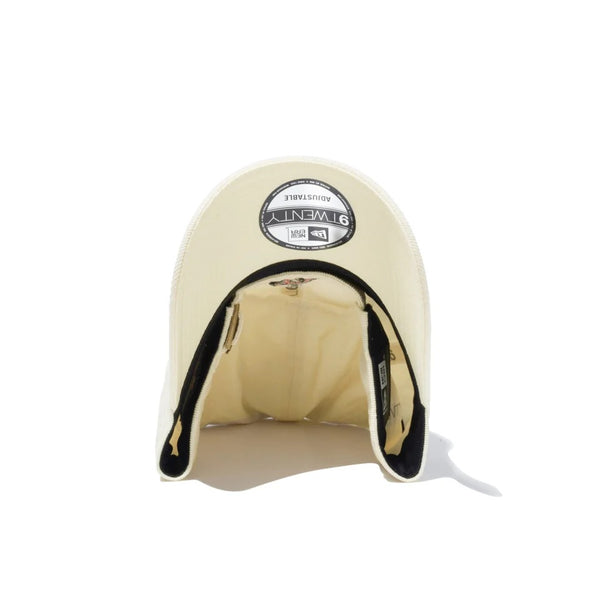 【 SALE 】NEW ERA ( ニューエラ ) 9TWENTY MLB Summer Corduroy オークランド ・ アスレチックス クロームホワイト 帽子 | キャップ | オシャレ | アウトドア | キャンプ | レジャー | 日よけ