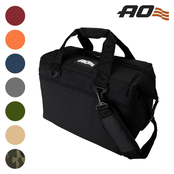 AO Coolers ( エーオークーラーズ ) 24パック キャンバス ソフトクーラー | クーラーバッグ | 運動会 | ピクニック | キャンプ | アウトドア | レジャー | 保冷 | 人気 | 定番