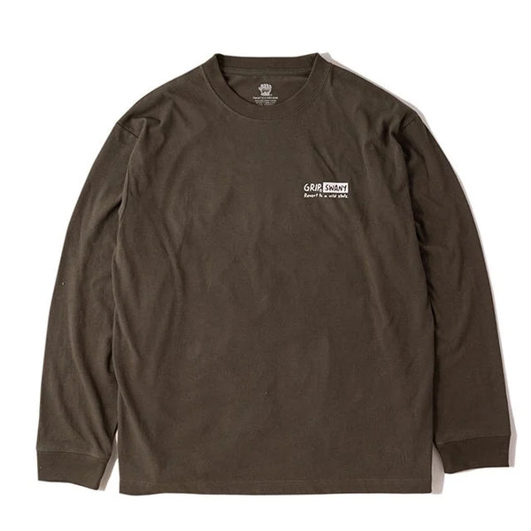GRIP SWANY( グリップスワニー )BOX LOGO LONG SLEEVE TEE GSC-77