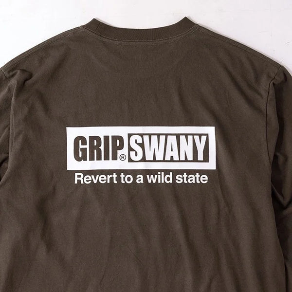 GRIP SWANY( グリップスワニー )BOX LOGO LONG SLEEVE TEE GSC-77