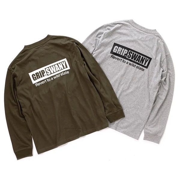 GRIP SWANY( グリップスワニー )BOX LOGO LONG SLEEVE TEE GSC-77