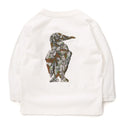 【 SALE 】CHUMS ( チャムス ) シンジロウタナカ キッズ オーバーサイズド BBL ブラッシュドロングスリーブ Tシャツ キッズ | ロンT | キッズ服 | アパレル | トップス | ホワイト | 子供服 | オーバーサイズ | コットン