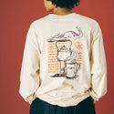 KAVU(カブー) メンズ コーヒー ロングスリーブTシャツ