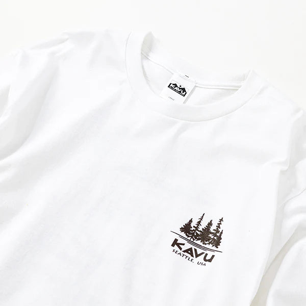 KAVU(カブー) メンズ コーヒー ロングスリーブTシャツ