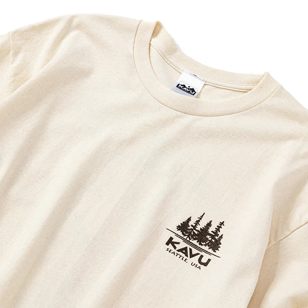 KAVU(カブー) メンズ コーヒー ロングスリーブTシャツ