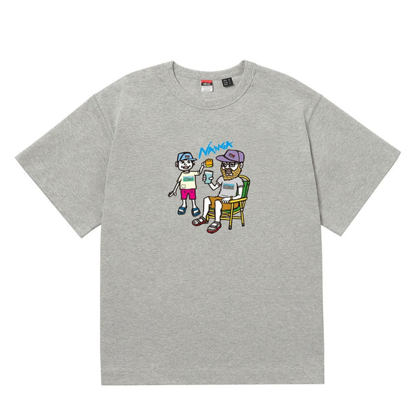 【 SALE 】NANGA ( ナンガ ) ECO HYBRID TEE ( FAM PT ) エコハイブリッドティー | シャツ | 半袖 | アウトドア | 夏服 | Tシャツ | N0003672 | グラフィックデザイン | 透けにくい | コットン | なんが