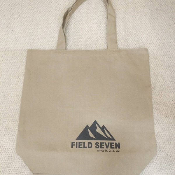 FIELD SEVEN ( フィールドセブン ) コットントートバッグB4 ナチュラル | サンドベージュ | トートバッグ | バッグ | コットン | オリジナル | B4 | お出かけ | アウトドア | キャンプ