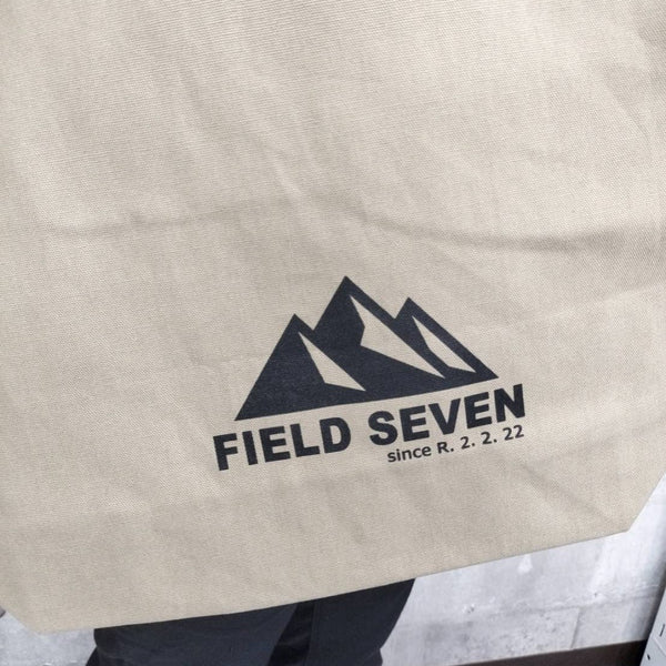 FIELD SEVEN ( フィールドセブン ) コットントートバッグB4 ナチュラル | サンドベージュ | トートバッグ | バッグ | コットン | オリジナル | B4 | お出かけ | アウトドア | キャンプ