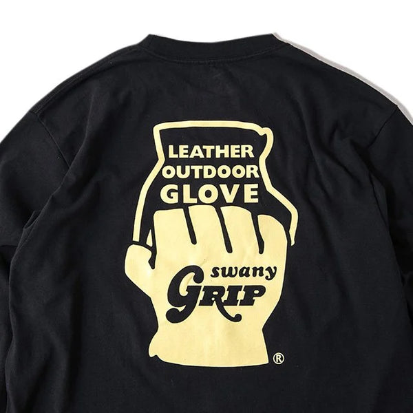 GRIP SWANY( グリップスワニー )GLOVE LOGO LONG SLEEVE TEE GSC-76