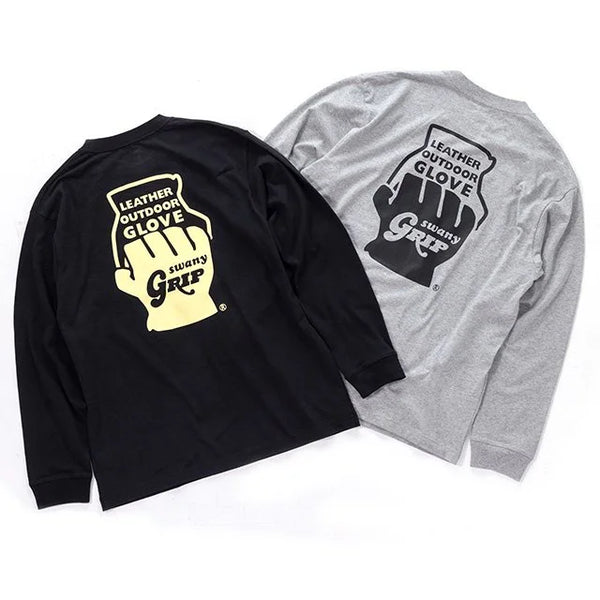 GRIP SWANY( グリップスワニー )GLOVE LOGO LONG SLEEVE TEE GSC-76