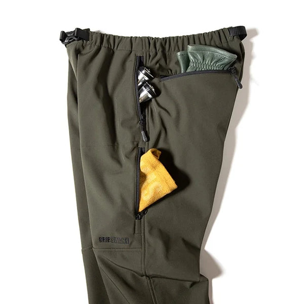 【 SALE 】GRIP SWANY( グリップスワニー ) GS SOFTSHELL PANTS / MIL OLIVE GSP-106