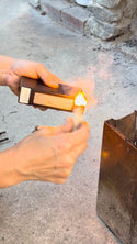 FIRELIGHTERS ( ファイヤーライターズ ) FIRELIGHTERS SLEEVE CASE matte black/ ファイヤーライターズ スリーブケース マットブラック 火起こし 焚き火 薪ストーブ キャンプ アウトドア | スウェーデン マッチ | Swedish Match