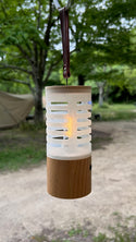 【 SALE 】FIELD SEVEN ( フィールドセブン ) キャンピングウッドライト | 充電式 LED ランタン