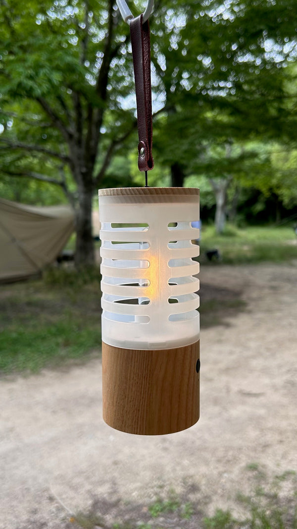 【 SALE 】FIELD SEVEN ( フィールドセブン ) キャンピングウッドライト | 充電式 LED ランタン