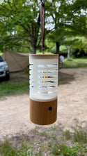 【 SALE 】FIELD SEVEN ( フィールドセブン ) キャンピングウッドライト | 充電式 LED ランタン