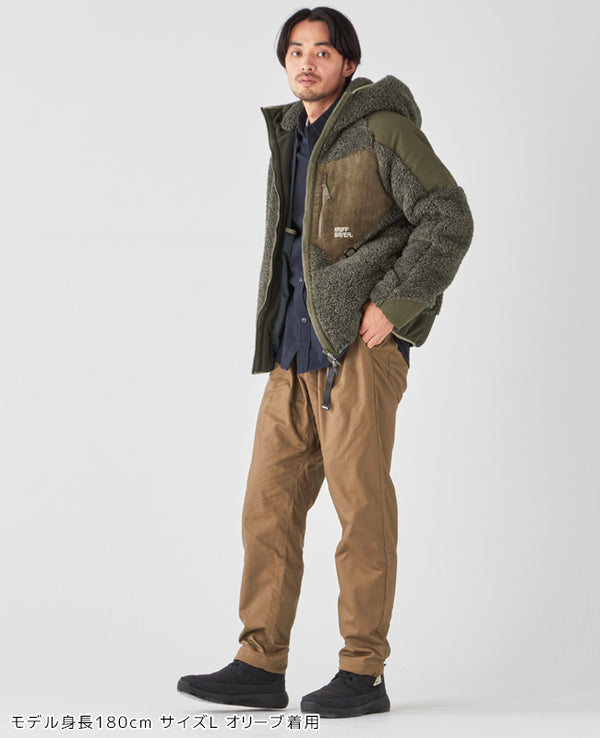 KRIFF MAYER( クリフメイヤー )シャギーボアフードジャケット MENS 2314401