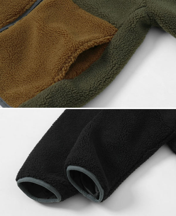 【 SALE 】KRIFF MAYER( クリフメイヤー )シープボアジャケット KIDS 2327823K