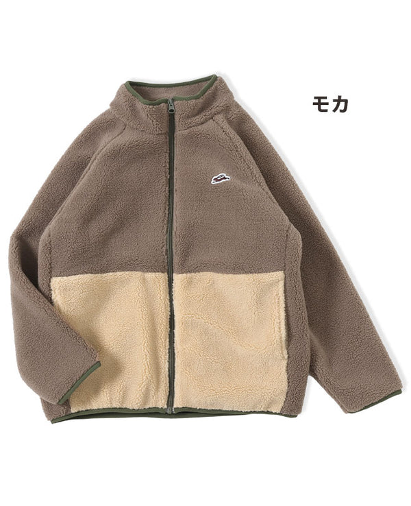 【 SALE 】KRIFF MAYER( クリフメイヤー )シープボアジャケット KIDS 2327823K