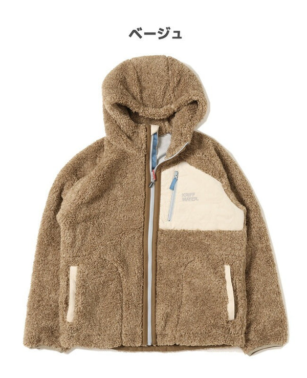 KRIFF MAYER( クリフメイヤー )シャギーボアフードJK LADYS 2314406L