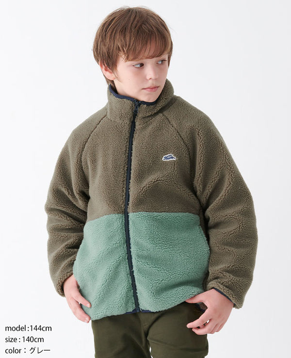 【 SALE 】KRIFF MAYER( クリフメイヤー )シープボアジャケット KIDS 2327823K