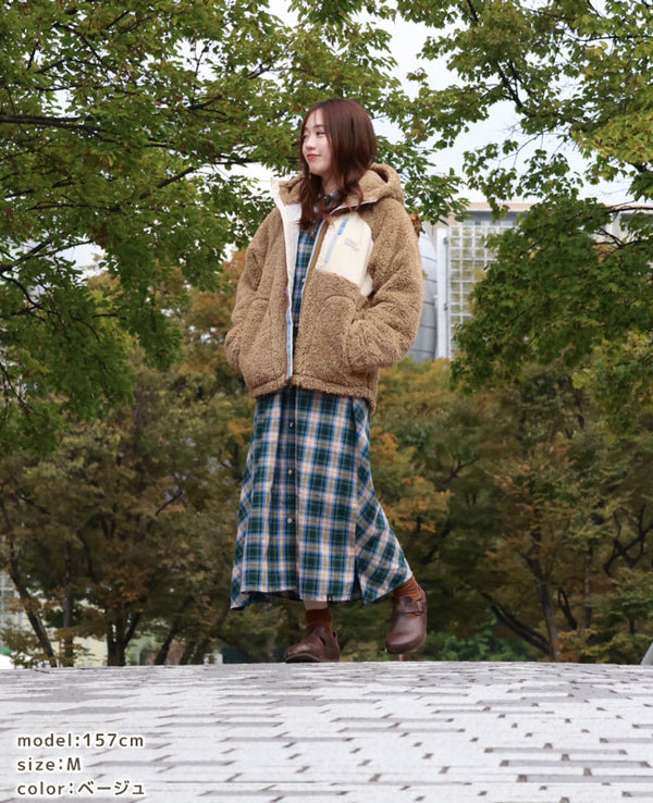 KRIFF MAYER( クリフメイヤー )シャギーボアフードJK LADYS 2314406L