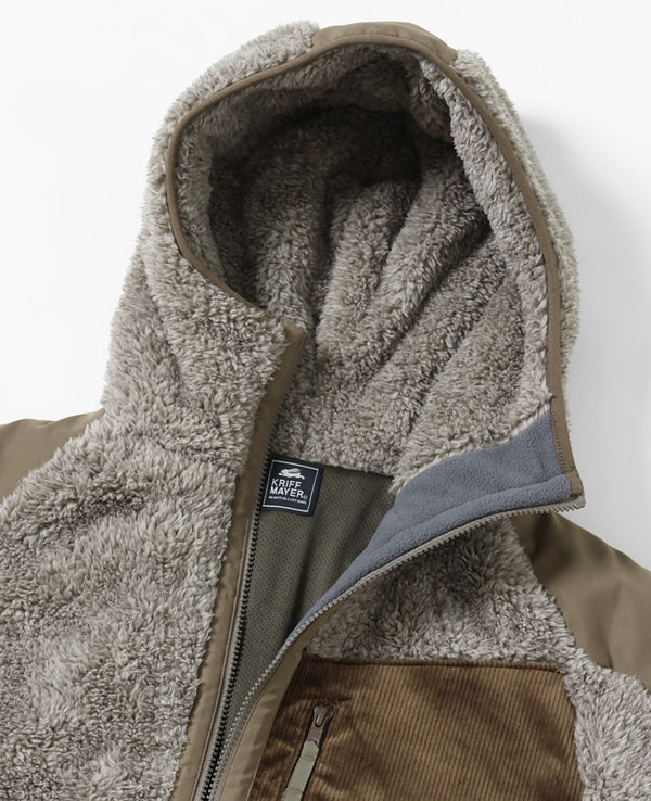 KRIFF MAYER( クリフメイヤー )シャギーボアフードジャケット MENS 2314401