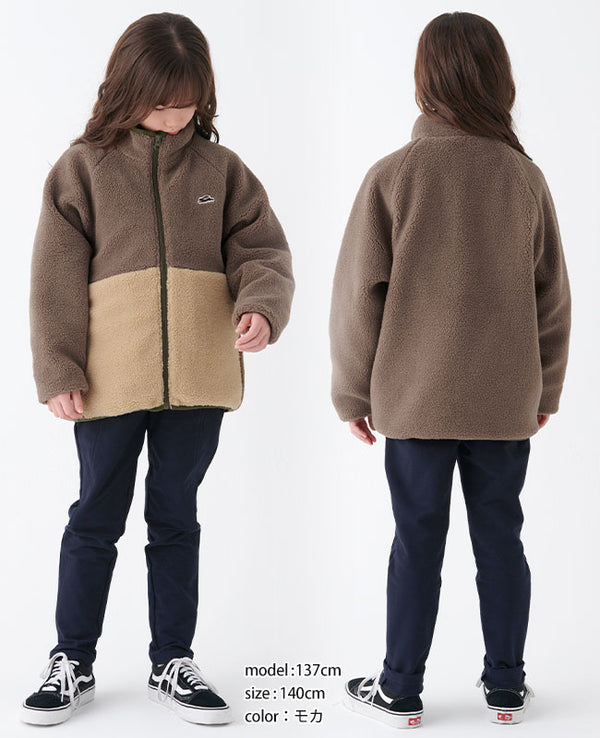 【 SALE 】KRIFF MAYER( クリフメイヤー )シープボアジャケット KIDS 2327823K