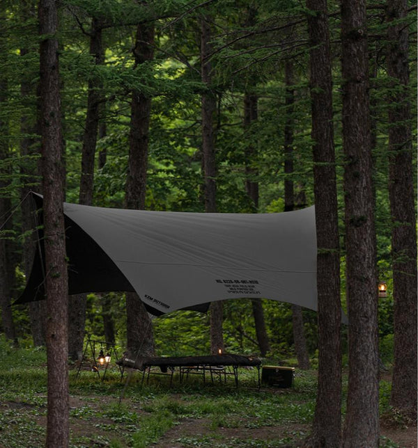 KZM OUTDOOR( カズミ アウトドア )ワイルドフィールドヘキサタープ | ヘキサタープ | 大型 | タープ | キャンプ | アウトドア | おしゃれ | 防水  | 撥水 | UVカット ( kzm-k221t3t20 K241T3T11 )