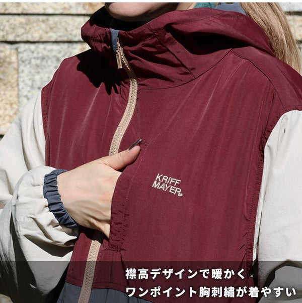 【 SALE 】KRIFF MAYER ( クリフメイヤー ) アクティブフードJK LADYS 2417822L 撥水 | 防汚 | ナイロン | ジャケット | 秋服 | 冬服 | ナイロンジャケット | アパレル | アウトドア | キャンプ | 通学 | 通勤 | レディース | ウィメンズ