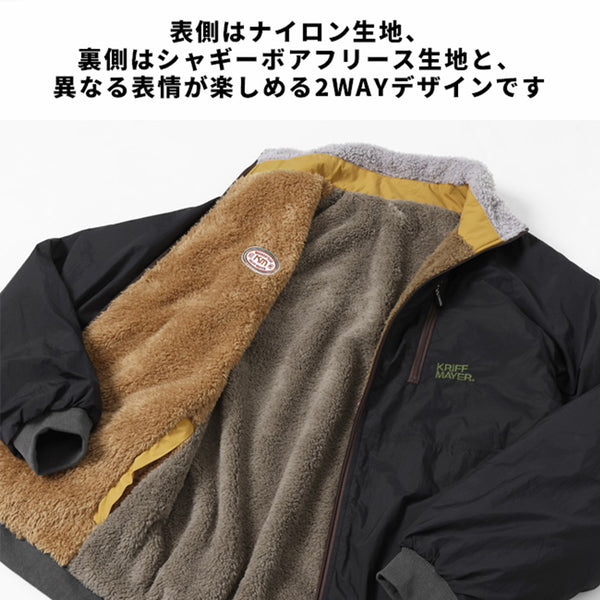 KRIFF MAYER ( クリフメイヤー )ひっくりスタンドジャケット | メンズ | ジャケット | あったかい | リバーシブル