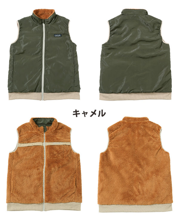 KRIFF MAYER( クリフメイヤー )ひっくりボアベスト KIDS 2317819K