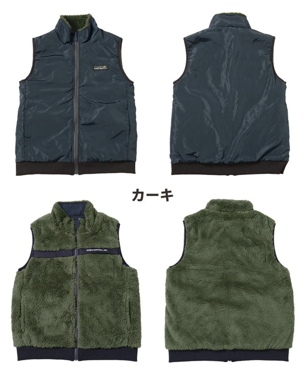 KRIFF MAYER( クリフメイヤー )ひっくりボアベスト KIDS 2317819K