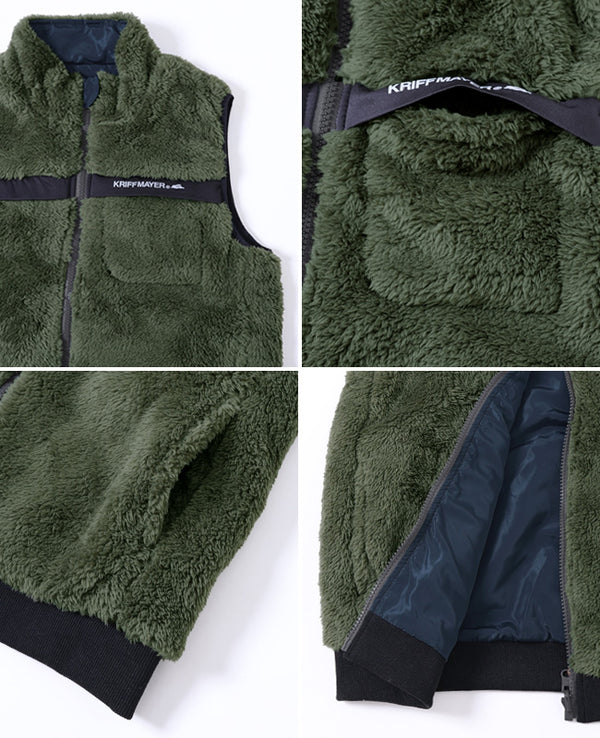 KRIFF MAYER( クリフメイヤー )ひっくりボアベスト KIDS 2317819K